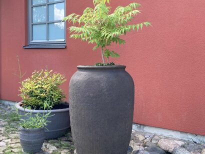 Barile stor stabil urna i stengods