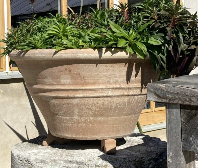 skål i terrakotta frosttålig terrakotta låg kruka terrakotta