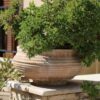 skål terracotta sfera rigata frosttålig terrakotta