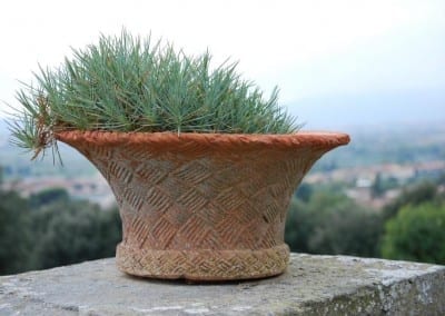 Terracottakruka antik i Florens Italien Cadabra Design