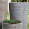 Vaso Cono Chocolate Scratch stora krukor i terrakotta interior garden design