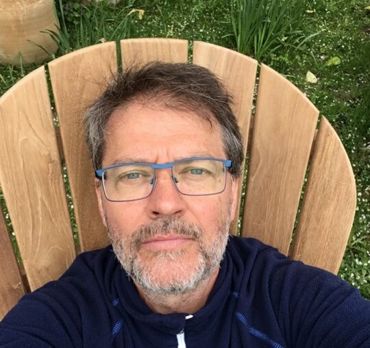Adirondackstol teak new england för trädäck och trädgården extra hög rygg