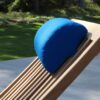 Solstol Bali teak för uteplatsen, trädgården och poolen nackkudde sunbrella 2