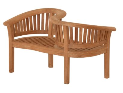 trädgårdssoffa teak orchard loveseat soffor utemöbler för trädgården och uteplatsen