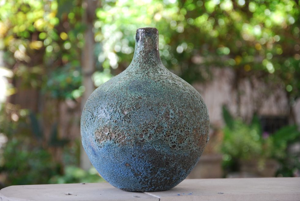 Vas keramik Tellus A Turquoise Cadabra