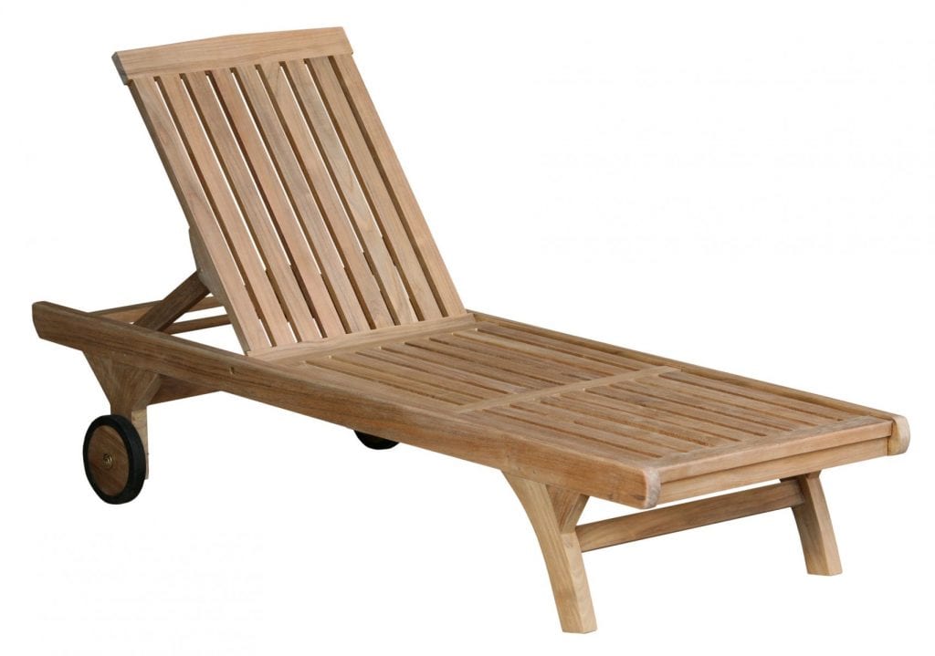 Solvagn teak - Victoria snygg sparsmakad design