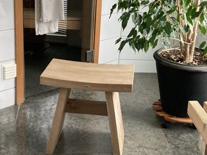 Japanska badpall Kyoto teak spa duschpall